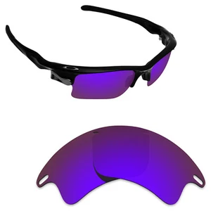 Hawkry Polarized Replacement Lenses for-Oakley Fast Jacket XL Sunglass Purple - Picture 1 of 3
