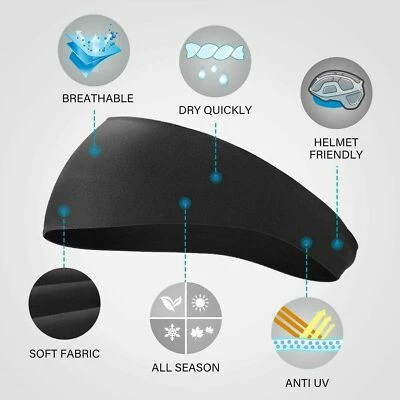 Mens Headband - Sports Running Sweat Head Bands - Athletic Sweatbands Hair Band - Image 1 of 4