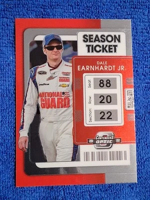 Panini Chronicles 2022 - Contenders Optic Dale Earnhardt Jr. #6 Red Prizm/99 Foto 1 de 2