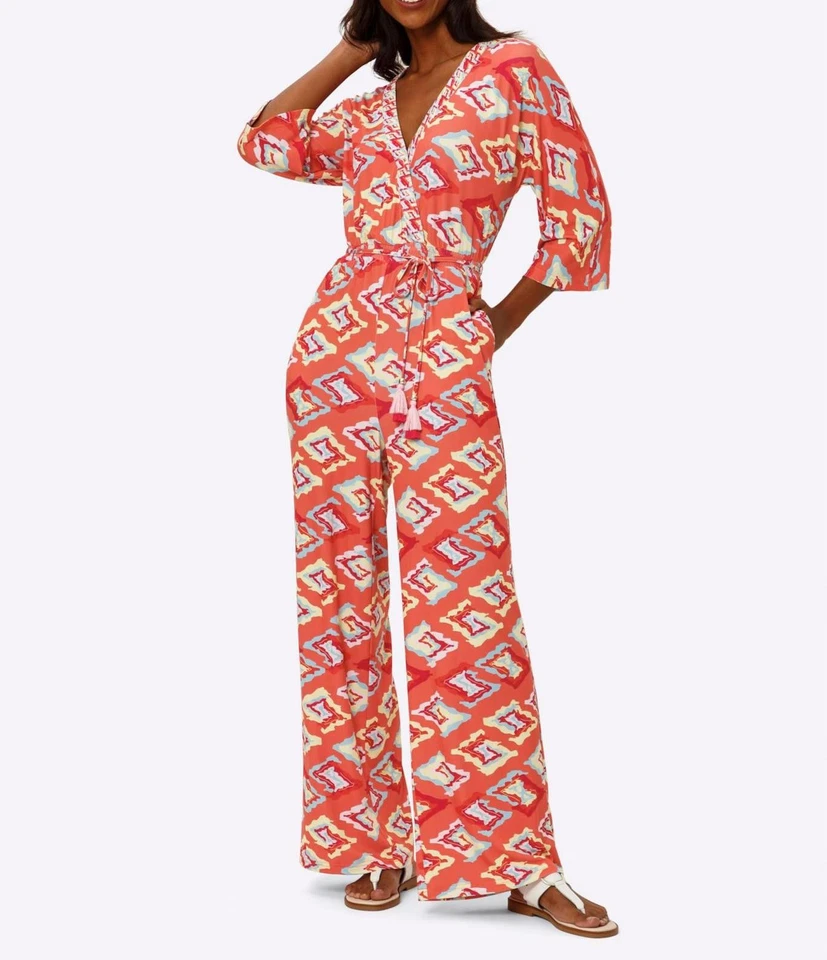 Mode von Heine Damen Jumpsuit Einteiler Overall Jersey koralle mint Gr. 42 NEU - Bild 1 von 2