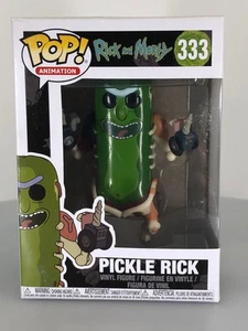 Funko POP! Figura Vinilo Animación Rick y Morty Pickle Rick #333 CAJA DAÑADA - Imagen 1 de 14