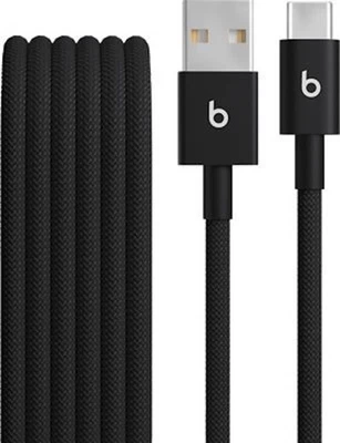 Beats USB-A to USB-C Woven Cable (1.5 m) Black & Surge Stone - Image 1 of 2