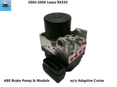 4454048060 04 05 06 Lexus RX330 ABS Brake Pump & Module w/o Adaptive Cruise 4WD - Image 1 of 4