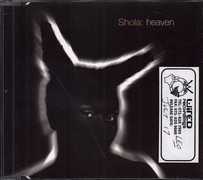Shola Heaven CD UK Wired 1995 single has promo release date info sticker on case - Bild 1 von 2