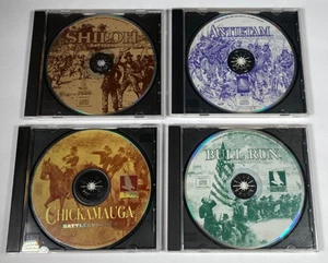 (4) Talonsoft Battleground Civil War games PC (1990's). Discs only, 2 manuals - Picture 1 of 8