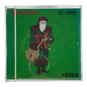 Singer Embroidery Card Quantum XL-5000 #5002 Holiday Theme w/ Case Tested - Picture 1 of 3