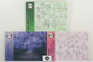 Kimetsu no Yaiba Demon Slayer Art Book Character Sheets set of 3 books Anime - Picture 1 of 24
