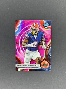 2024 Bowman’s Best University Montrell Johnson Jr refractor de lava rosa/100 #53 - Imagen 1 de 2