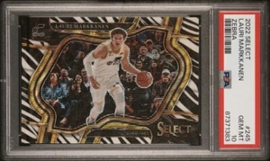 2022-23 Panini Select Lauri Markkanen Zebra Prizm Courtside Level #245 PSA 10 - Imagen 1 de 4