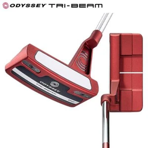 Odyssey TRI-BEAM RED DOUBLE WIDE Putter 34in STROKE LAB 70C Shaft Limited Ed - Picture 1 of 18