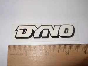 OLD SCHOOL BMX STICKER DYNO ON CLEAR - Picture 1 of 1