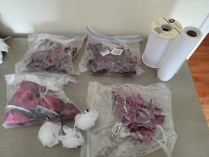 Artificial Flowers Bulk Roses Combo for DIY Floral Arrangements Wedding - Picture 1 of 7