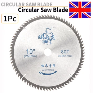 250mm TCT Circular Saw Blade Discs Wheel For Metal Wood Angle Grinder 80 Teeth - Picture 1 of 6