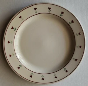 HARTSTONE POTTERY Heart Shaped Flower 11 1/4" Dinner Plate (s) USA - Picture 1 of 3
