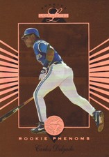 1994 Leaf Limited Rookies Phenoms Baseball #4 Carlos Delgado /5000 Blue Jays