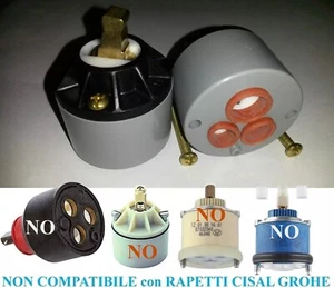 CARTUCCIA MONOCOMANDO GS GNUTTI SEBASTIANO NEW MILLENNIUM MISCELATORE ø50 h66mm - Foto 1 di 1