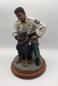 Vanmark Protectors Of Peace K-9 Sheriff Loyal Partner 1999 Ltd. Edition Figur - Bild 1 von 7