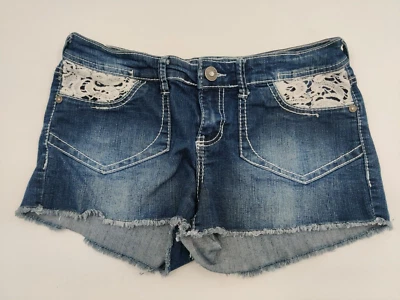 Shorts jeans RUE 21 feminino tamanho 9/10 desgastado  - Imagem 1 de 4