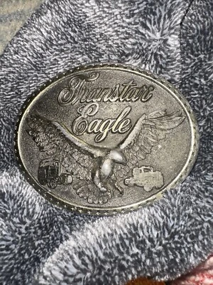 Cosechadora internacional Transtar Eagle hebilla de cinturón hebillas Lewis latón macizo Foto 1 de 4