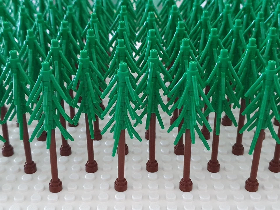 20x Lego Tannenbaum Bäume Nadelbaum Fichte Wald Kiefer grün NEU 24855 MOC - Bild 1 von 1