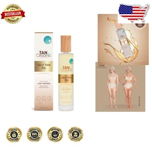 Natural Organic Self Tanning Oil 100ml - Effortless Glow, & Cruelty-Free - Picture 1 of 4