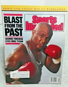 Sports Illustrated July 17 1989 George Foreman Boris Becker Steffi Graf - Picture 1 of 1