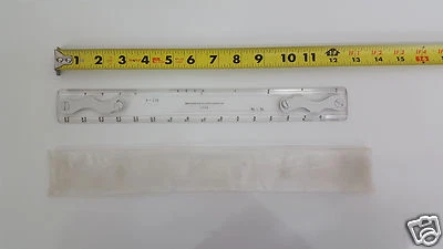 NOS Southern Photo Print & Supply Co 2546 Drafting Machine Scale Ruler 12"  - Image 1 of 4