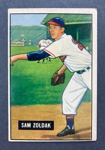 Bowman #114 1951 Sam Zoldak (Philadelphia Athletics) (B) - Imagen 1 de 2