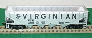 TYCO HO Scale Virginian 4 Bay Hopper Car - Item #CCHO816 - Picture 1 of 4