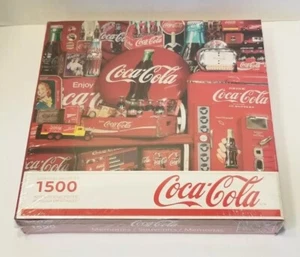 NEU VERSIEGELT Springbock 1500 Stück Puzzle Coca-Cola Erinnerungen - Hergestellt in den USA - Bild 1 von 10