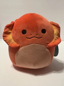 Squishmallow Maxie die Eidechse mit Rüschenhals 8 Zoll schwer zu finden Neu mit Etikett Plüschtier - Bild 1 von 5