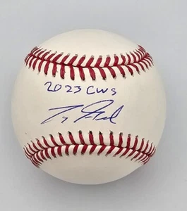 TY FLOYD CINCINNATI REDS LSU FIRMATO ROMLB PALLA MLB COA SCRITTA 23 CWS - Foto 1 di 3