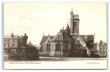 Postcard West Hartlepool Christ Church 