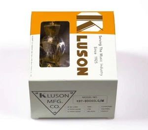 Kluson Planetary Firebird 6 Inline Reverse with Metal Keystone button, Gold - Picture 1 of 4