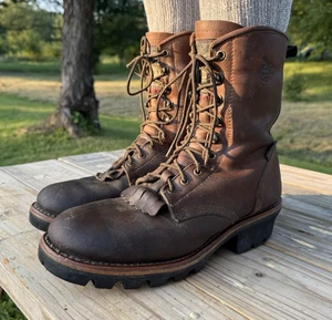 Georgia Boot Gore-Tex Insulated Logger 8" Waterproof Soft Toe Work Boots Size 11 - Picture 1 of 18