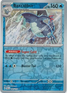 Baxcalibur - 060/193 Holograma inverso Paldea evolucionado casi como nuevo - Imagen 1 de 1