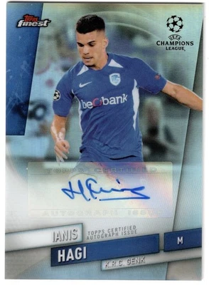 2019-20 Topps Finest UCL Ianis Hagi Rookie Auto Autograph - Image 1 of 2