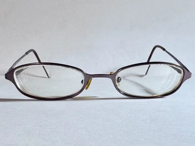 Gafas Adrienne Vittadini AV6025 107-S 47-19-135 SOLO MARCOS METÁLICOS OVALADOS ROJOS Foto 1 de 4