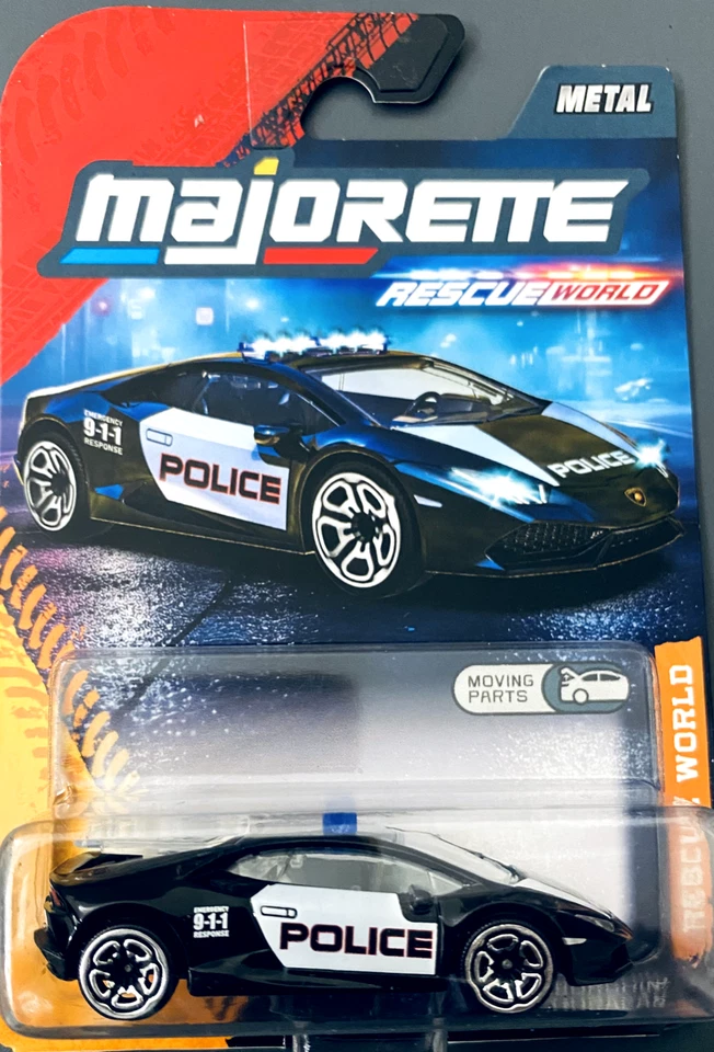 LAMBORGHINI HURACAN-  911 POLICE - MAJORETTE - Photo 1/1