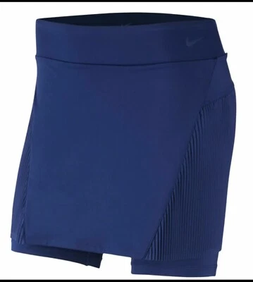 NEW Nike Dri-Fit Women's Elite Golf Tennis Skort Blue AV3646-010 Size Medium - Image 1 of 4