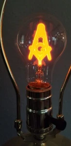 Masonic Lodge Alter light bulb Mason Square and Compass - Picture 1 of 1