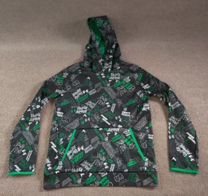 Under Armour Hoodie Boys Youth YLG Hoodie Pullover Jacket Allover Scribble UA - Picture 1 of 8