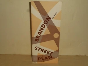 Vintage BRANDON Street Index MAP Suffolk England Neighborhood Plan Brochure 1981 - Picture 1 of 12