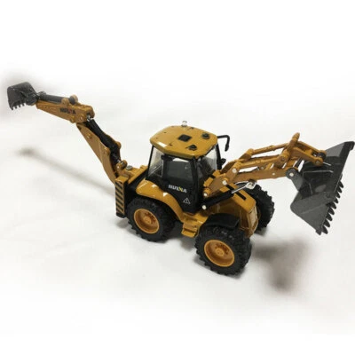 7.8" Backhoe Excavator Loader Toy Truck Metal Diecast Construction Vehicle Model - Image 1 of 4