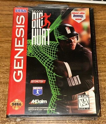 SEGA GENESIS - FRANK THOMAS: BIG HURT Juego COMPLETO Nuevo SELLADO DE FÁBRICA Foto 1 de 4