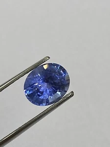 Certified Natural 1.77Ct Blue Ceylon Sapphire Oval Cut Loose Gemstone VAL $2,395 - Picture 1 of 14