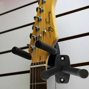 USA SHIPPER ~ Guitar Wall Hanger Holder Stand Rack Hook for all guitars - Picture 1 of 6