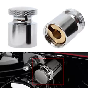 Chrome Choke Knob Cover for Harley Sportster Softail Dyna Super Glide Low Rider - Picture 1 of 10