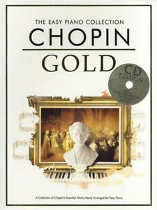 Chopin Gold Sheet Music The Easy Piano Collection Book and CD NEW 014048149