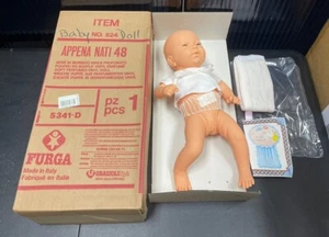 Brand New In Box Vtg Furga Appena Nati Doll Anatomically Correct Baby Girl Italy - Picture 1 of 10
